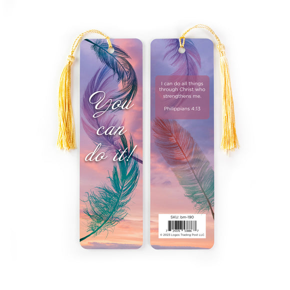 You Can Do It! Tasseled Bookmark – Philippians 4:13