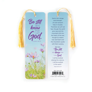 Be Still and Know Tasseled Bookmark – Psalm 46:10