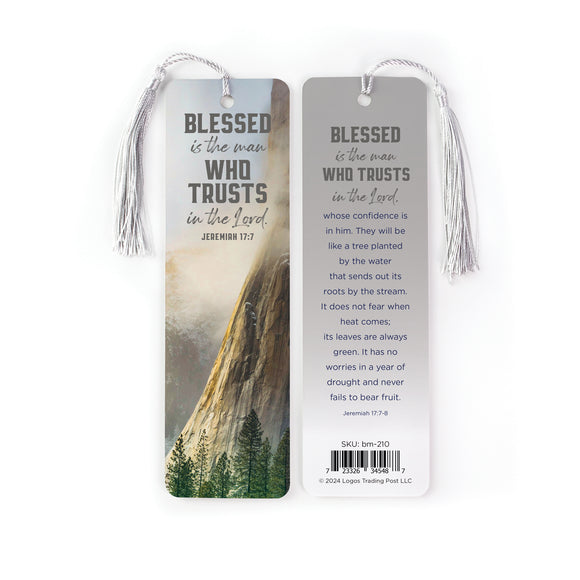 Blessed is the Man Tasseled Bookmark – Jeremiah 17:7