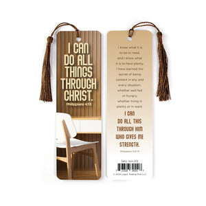 I Can Do All Things Tasseled Bookmark – Philippians 4:13