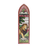 Stained Glass Bookmark – Lion of Judah