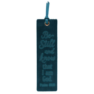 Be Still and Know Leather Bookmark – Psalm 46:10