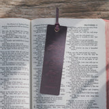 Your Word is a Lamp Leather Bookmark – Ps. 119:105