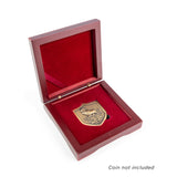 Wooden Coin Box – Shield Foam Insert