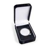 Black Velvet Coin Box – Round Foam Insert
