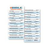 Bible Emergency Numbers 50 Pack with Display Box