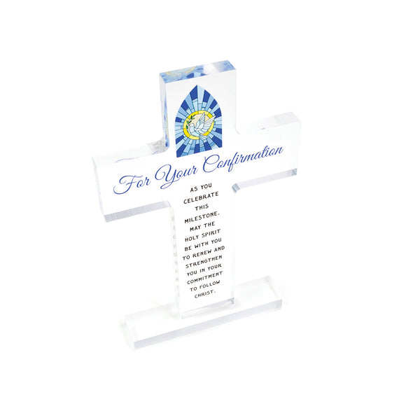 For Your Confirmation Acrylic Cross Plaque