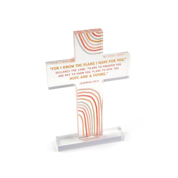 Graduation Acrylic Cross Plaque – Jer 29:11