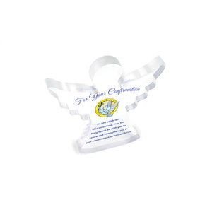 For Your Confirmation Acrylic Angel Plaque