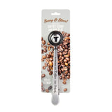 Running on Coffee and Jesus Coffee Scoop – Silver