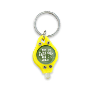 Mini Keyring LED Flashlight – Yellow/Green, The Plans I Have for You, Jer 29:11