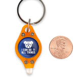 Mini Keyring LED Flashlight – Orange/Blue, I Can Do All Things, Phil 4:13