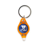 Mini Keyring LED Flashlight – Orange/Blue, I Can Do All Things, Phil 4:13