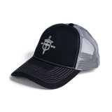 Ball Cap - Sword and Shield, Eph 6:11 - Black and Charcoal