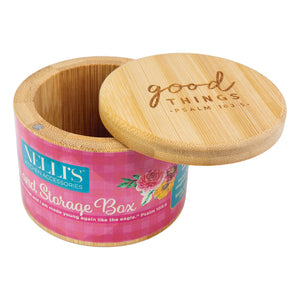 Nelli's Kitchen Accessories – Bamboo Salt and Storage Box