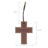 Man of God Leather Wall Cross – 1 Tim 6:11