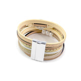 Cuff Bracelet Tan – Be Still, Ps 46:10