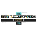 Logos Tap Stretch Bracelet - Teal and Black - Music, Phil 4:6