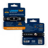 Logos Tap Silicone Bracelet - Black