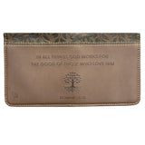 Logos Tap Slim Wallet - God Works, Romans 8:28