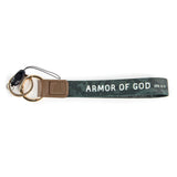 Logos Tap Wrist Lanyard Keychain - Armor of God, Eph 6:11