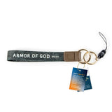Logos Tap Wrist Lanyard Keychain - Armor of God, Eph 6:11