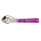 Logos Tap Wrist Lanyard Keychain - Be Still, Psalm 46:10