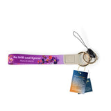 Logos Tap Wrist Lanyard Keychain - Be Still, Psalm 46:10