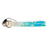 Logos Tap Wrist Lanyard Keychain - Rejoice, Phil 4:4