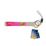 Logos Tap Wrist Lanyard Keychain - Happy, Psalm 114:5