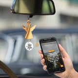 Logos Tap Car Charm Angel - Girl Who Loves Jesus