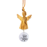 Logos Tap Car Charm Angel - Girl Who Loves Jesus