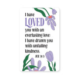 Logos Tap Wallet Card - Loved, Jer 31:3