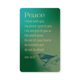 Logos Tap Wallet Card - Peace, John 14:27