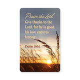Logos Tap Wallet Card - Praise the Lord, Psalm 106:1
