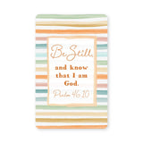 Logos Tap Wallet Card - Be Still, Psalm 46:10