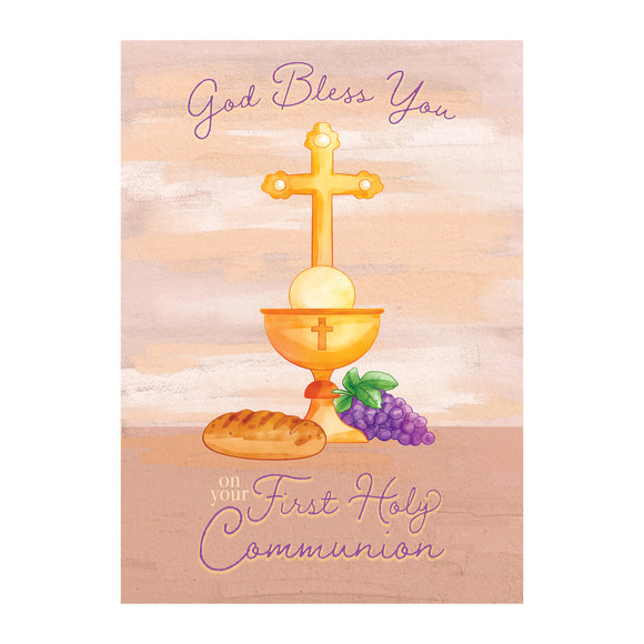 First Communion Greeting Card – 1 Corinthians 10:16