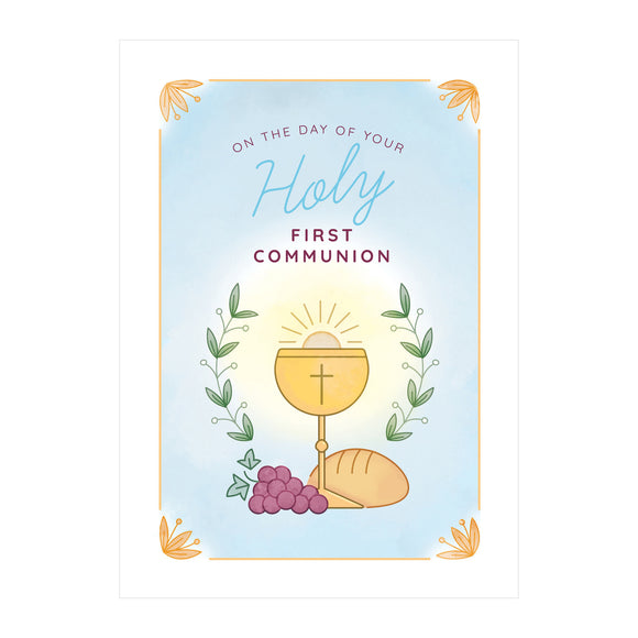 First Communion Greeting Card – John 6:35