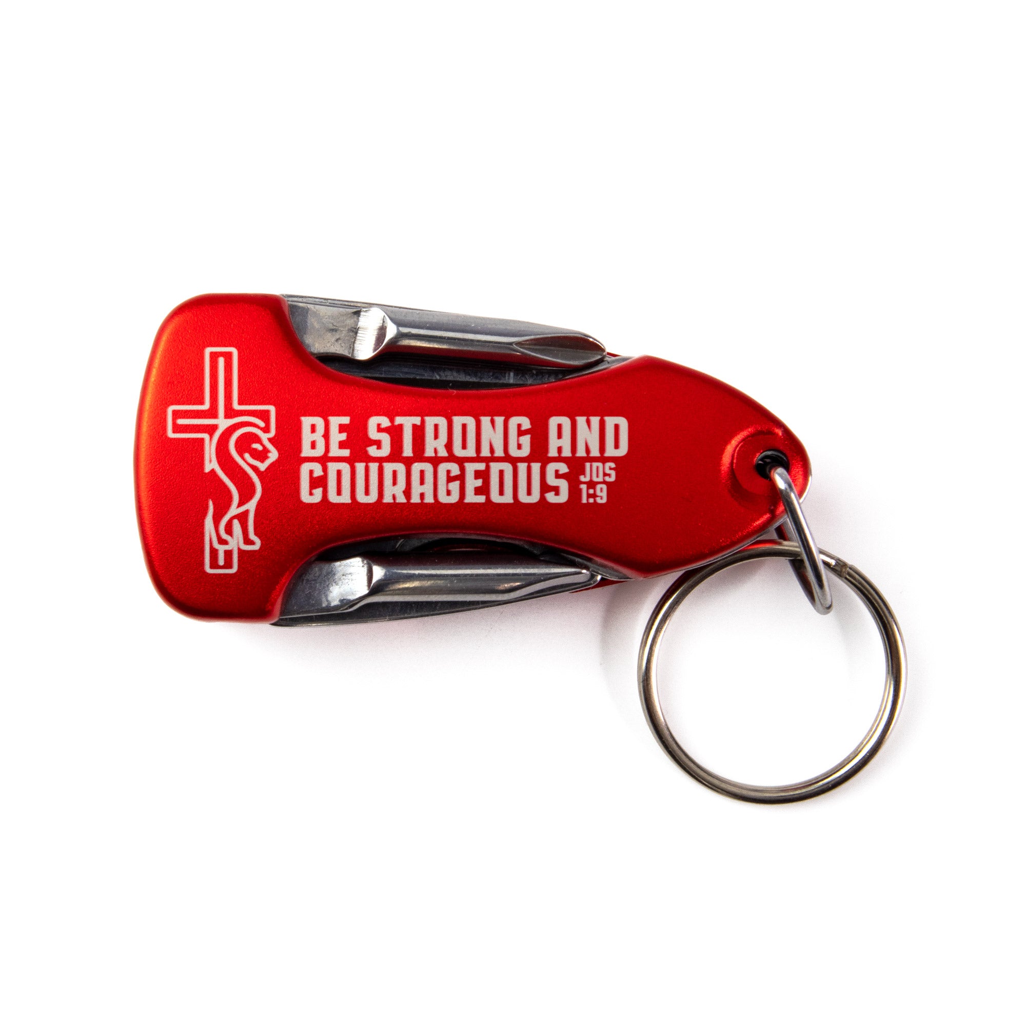 Keychain Multi-Tools With LED - Strong and Courageous: Josh Keychain Multi-Tools With LED - Strong and Courageous: Josh