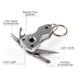 Keychain Multi-Tools With LED - Trust in the Lord: Prov. 3:5
