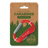 Carabiner Multi-Tool - Man of God, 1 Tim 6:11