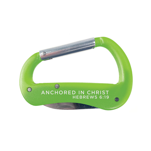 Carabiner Multi-Tool - Anchored in Christ, Hebrews 6:19