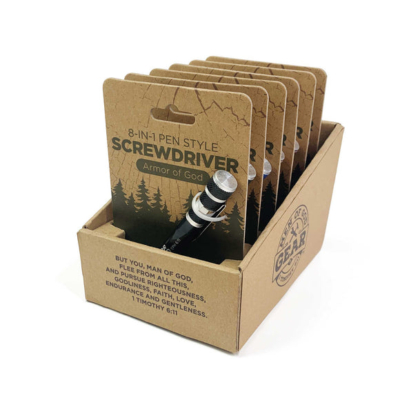 8-in-1 Pen-Style Screwdriver Display - Variety Pack