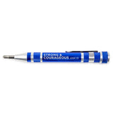 8-in-1 Pen Style Screwdriver - Strong and Courageous, Josh 1:9