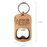 Bottle Opener Keyring - Armor of God, Eph 6:11