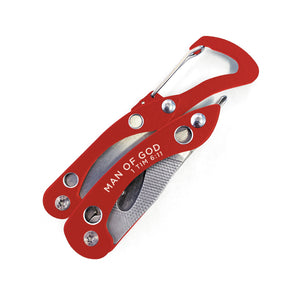 Carabiner Pliers Multi-Tool - Man of God, 1 Tim 6:11