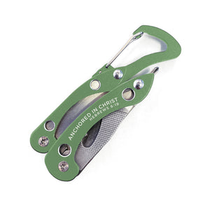 Carabiner Pliers Multi-Tool - Anchored in Christ, Hebrews 6:19