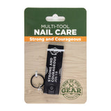 Nail Multi-Tool Black - Strong & Courageous, Jos 1:9