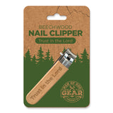 Beechwood Nail Clippers - Trust in the Lord