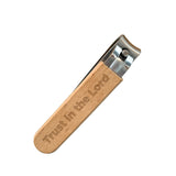 Beechwood Nail Clippers - Trust in the Lord